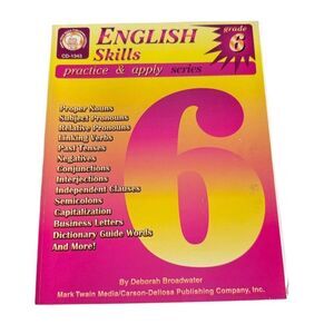 English Skills Grade 6 Workbook Deborah Broadwater
